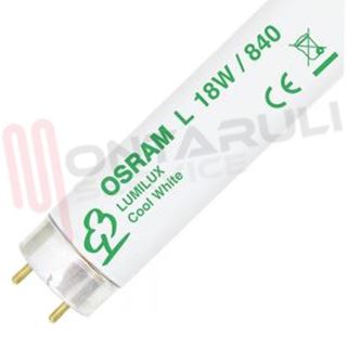 Immagine di TUBO FLUORESCENTE LINEARE L18W/21-840 G13 D.26MM.