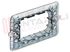 Immagine di SUPPORTO 3 POSTI TRASPARENTE SERIE MAGIC TT MATIX
