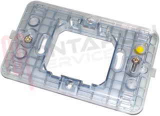 Immagine di SUPPORTO 2 POSTI CENTRATI SCHUKO MAGIC TT MATIX