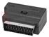 Immagine di ADATTATORE SCART 21 POLI+SWITCH IN-OUT /3 RCA FEMM.