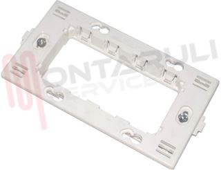 Immagine di SUPPORTO 4 MODULI PLURIAGGANCIO SERIE LIVING LIGHT BTICINO