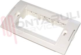 Visualizza i dettagli per SUPPORTO 3 MODULI BIANCO SERIE ARC Immagine di SUPPORTO 3 MODULI BIANCO SERIE ARC