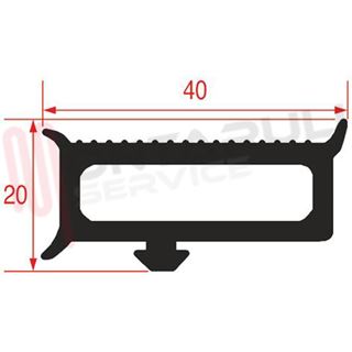 Immagine di GUARNIZIONE PORTA CELLE 6 MT. 40X20MM.