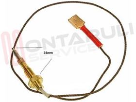 Visualizza i dettagli per TERMOCOPPIA BRUCIATORE TRIPLA CORONA L=600MM. Immagine di TERMOCOPPIA BRUCIATORE TRIPLA CORONA L=600MM.