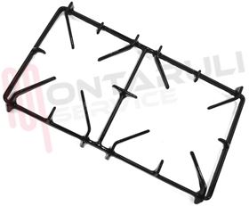 Visualizza i dettagli per GRIGLIA 2 FUOCHI GHISA 377X202MM. GLEM GAS GRIGIO SCURO Immagine di GRIGLIA 2 FUOCHI GHISA 377X202MM. GLEM GAS GRIGIO SCURO