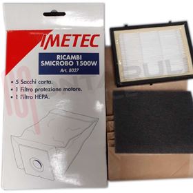 Visualizza i dettagli per SACCHETTI CARTA + FILTRO HEPA SMICROBO 5+1+1MF. ART.8027 Immagine di SACCHETTI CARTA + FILTRO HEPA SMICROBO 5+1+1MF. ART.8027