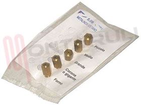 Visualizza i dettagli per SERIE 5 UGELLI PER METANO 5.08 METALINOX Immagine di SERIE 5 UGELLI PER METANO 5.08 METALINOX