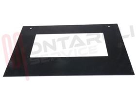 Visualizza i dettagli per VETRO FORNO ALT. 468X593MM. NERO CON FORI MANIGLIA Immagine di VETRO FORNO ALT. 468X593MM. NERO CON FORI MANIGLIA