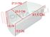 Immagine di CASSETTO VERDURA BIANCO 415/275X235XH.155/143MM.
