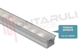 Visualizza i dettagli per COPERCHIO SATINATO PER PROFILO STRISCE A LED  BARRA 2MT. Immagine di COPERCHIO SATINATO PER PROFILO STRISCE A LED  BARRA 2MT.