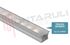 Immagine di COPERCHIO SATINATO PER PROFILO STRISCE A LED  BARRA 2MT.