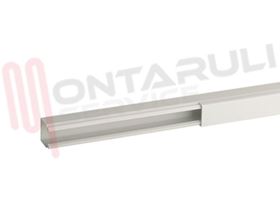 Visualizza i dettagli per CANALINA 15/1X17 CON COPERCHIO BIANCA Immagine di CANALINA 15/1X17 CON COPERCHIO BIANCA