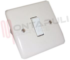 Visualizza i dettagli per DEVIATORE INCASSO C/PLACCA BIANCA Immagine di DEVIATORE INCASSO C/PLACCA BIANCA