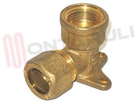 Visualizza i dettagli per RACCORDO A MURO IN OTTONE CON OGIVA Immagine di RACCORDO A MURO IN OTTONE CON OGIVA