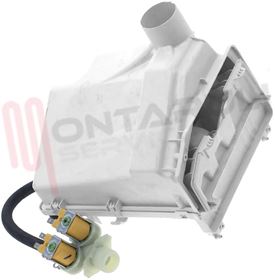 Visualizza i dettagli per VASCHETTA DETERSIVO CON TUBI + ELETTROVALVOLA DOPPIA Immagine di VASCHETTA DETERSIVO CON TUBI + ELETTROVALVOLA DOPPIA