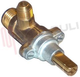 Visualizza i dettagli per RUBINETTO GAS CUCINA UNIVERSALE D.8MM. Immagine di RUBINETTO GAS CUCINA UNIVERSALE D.8MM.