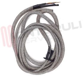 Visualizza i dettagli per MONOTUBO CAVO BIANCO/NERO FERRO SIMAC L=2MT. Immagine di MONOTUBO CAVO BIANCO/NERO FERRO SIMAC L=2MT.