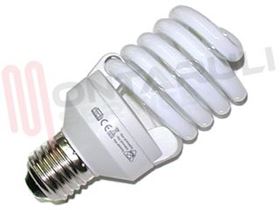 Visualizza i dettagli per LAMPADA SPIRALE 20W E27 6400K LUCE BIANCA RESA/92W Immagine di LAMPADA SPIRALE 20W E27 6400K LUCE BIANCA RESA/92W