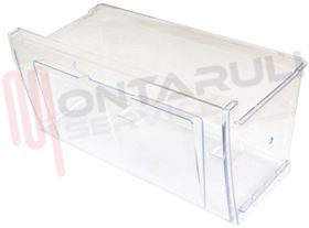 Visualizza i dettagli per CASSETTO TRASPARENTE CONGELATORE INF. 410X210XH.180/210MM. Immagine di CASSETTO TRASPARENTE CONGELATORE INF. 410X210XH.180/210MM.