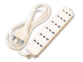 Visualizza i dettagli per PRESA MULTIPLA 6PR. BIVALENTE 16A CON CAVO BIANCA Immagine di PRESA MULTIPLA 6PR. BIVALENTE 16A CON CAVO BIANCA