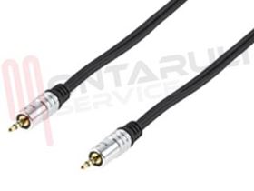 Visualizza i dettagli per CAVO AUDIO JACK MASC. 3,5MM / JACK 3,5MM MASC. MT.5 PROFESSI Immagine di CAVO AUDIO JACK MASC. 3,5MM / JACK 3,5MM MASC. MT.5 PROFESSI