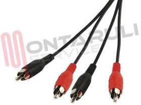 Visualizza i dettagli per CAVO AUDIO 2 RCA MASCHIO / 2 RCA MASCHIO MT.1,5 Immagine di CAVO AUDIO 2 RCA MASCHIO / 2 RCA MASCHIO MT.1,5