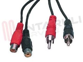 Visualizza i dettagli per CAVO AUDIO 2 RCA MASCHIO / 2 RCA FEMMINA MT.1,5 Immagine di CAVO AUDIO 2 RCA MASCHIO / 2 RCA FEMMINA MT.1,5