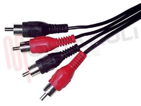 Visualizza i dettagli per CAVO AUDIO 2 RCA MASCHIO / 2 RCA MASCHIO MT.5 STEREO Immagine di CAVO AUDIO 2 RCA MASCHIO / 2 RCA MASCHIO MT.5 STEREO