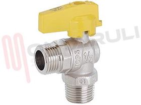 Visualizza i dettagli per RUBINETTO GAS M/M 90° 1/2" Immagine di RUBINETTO GAS M/M 90° 1/2"