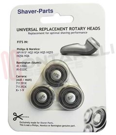 Visualizza i dettagli per TESTINA BLOCCO COLTELLI RASOIO PHILIPS 3PZ. Immagine di TESTINA BLOCCO COLTELLI RASOIO PHILIPS 3PZ.