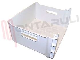 Visualizza i dettagli per CASSETTO CONGELATORE BIANCO 430X375X240/185MM. Immagine di CASSETTO CONGELATORE BIANCO 430X375X240/185MM.