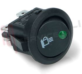 Visualizza i dettagli per INTERRUTTORE LUMINOSO 4 CONTATTI LED VERDE Immagine di INTERRUTTORE LUMINOSO 4 CONTATTI LED VERDE