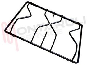 Visualizza i dettagli per GRIGLIA 1 FUOCO PIATTINA NERA Immagine di GRIGLIA 1 FUOCO PIATTINA NERA