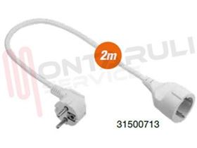 Visualizza i dettagli per PROLUNGA LINEARE CON SCHUKO 16A MT.2 BIANCA Immagine di PROLUNGA LINEARE CON SCHUKO 16A MT.2 BIANCA