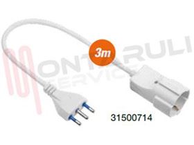 Visualizza i dettagli per PROLUNGA LINEARE CON SCHUKO 16A MT.3 BIANCA Immagine di PROLUNGA LINEARE CON SCHUKO 16A MT.3 BIANCA