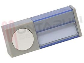 Visualizza i dettagli per PULSANTE CON CARTELLINO PORTANOME 76X30X16,5MM. Immagine di PULSANTE CON CARTELLINO PORTANOME 76X30X16,5MM.