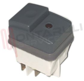 Visualizza i dettagli per INTERRUTTORE  BIPOLARE DOPPIO 16A GRIGIO LED ROSSO Immagine di INTERRUTTORE  BIPOLARE DOPPIO 16A GRIGIO LED ROSSO