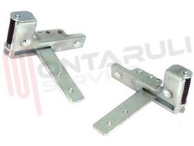 Visualizza i dettagli per KIT CERNIERA PORTA FORNO DX+SX Immagine di KIT CERNIERA PORTA FORNO DX+SX