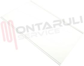Visualizza i dettagli per RIPIANO IN VETRO 493X300MM. CON PROFILI Immagine di RIPIANO IN VETRO 493X300MM. CON PROFILI