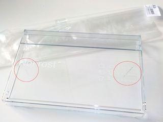 Immagine di FRONTALE CASSETTO CONGELATORE 400X260X35MM._QUALITA' B