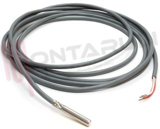 Immagine di SONDA DI TEMPERATURA PT100 SILICONICA 3000MM. 6X40 +200°C
