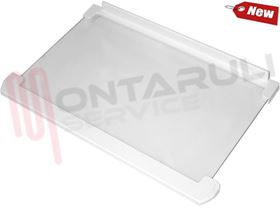 Visualizza i dettagli per VETRO FRIGO COMPLETO DI PROFILI 434X438/473X300MM. Immagine di VETRO FRIGO COMPLETO DI PROFILI 434X438/473X300MM.