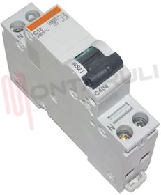 Visualizza i dettagli per INTERRUTTORE MAGNETOTERMICO 1P+N C16 4,5KA 1MOD. 16A Immagine di INTERRUTTORE MAGNETOTERMICO 1P+N C16 4,5KA 1MOD. 16A