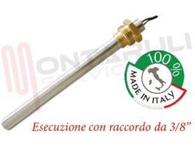 Visualizza i dettagli per RESISTENZA ACCENSIONE CON RACCORDO 3/8 250W 154MM. Immagine di RESISTENZA ACCENSIONE CON RACCORDO 3/8 250W 154MM.