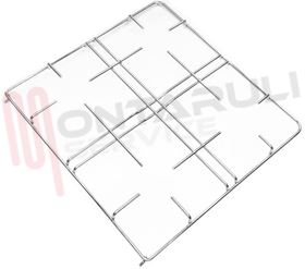 Visualizza i dettagli per GRIGLIA 4 FUOCHI FILO 470X460MM. CROMATA IGNIS Immagine di GRIGLIA 4 FUOCHI FILO 470X460MM. CROMATA IGNIS