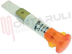 Visualizza i dettagli per SPIA LUMINOSA ARANCIO 230V D.13MM. TESTA TONDA Immagine di SPIA LUMINOSA ARANCIO 230V D.13MM. TESTA TONDA