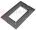 Immagine di PLACCA 3 POSTI ABS GRIGIO COMPATIBILE LIVING