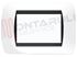 Immagine di PLACCA 3 POSTI PLASTICA BIANCA SERIE LIVING