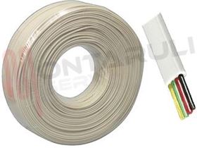 Visualizza i dettagli per CAVO PIATTO TELEFONICO 4F 4X0.14 AVORIO Immagine di CAVO PIATTO TELEFONICO 4F 4X0.14 AVORIO