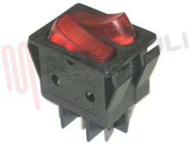 Visualizza i dettagli per INTERRUTTORE DOPPIO LUMINOSO ROSSO Immagine di INTERRUTTORE DOPPIO LUMINOSO ROSSO